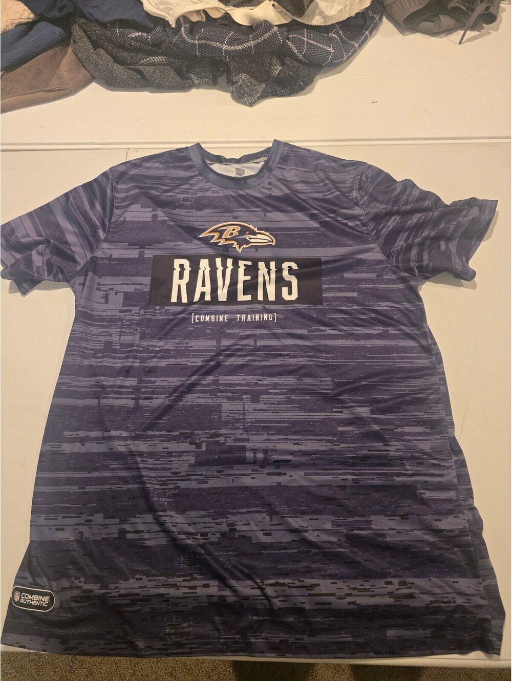 Baltimore Ravens NFL Combine Authentic Training T-Shirt Size L